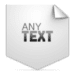 Icona dell'app Android Qualsiasi Widget Text APK